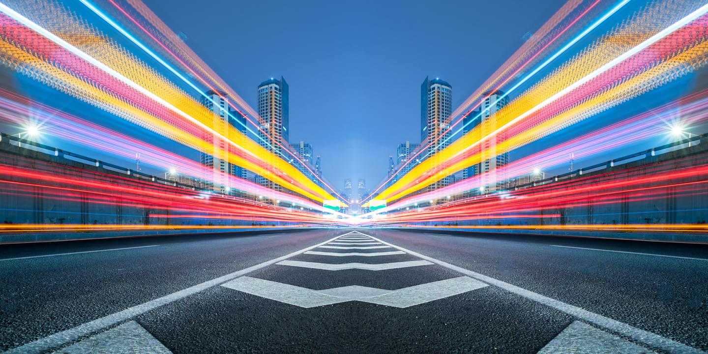 An abstract, futuristic depiction of Ai