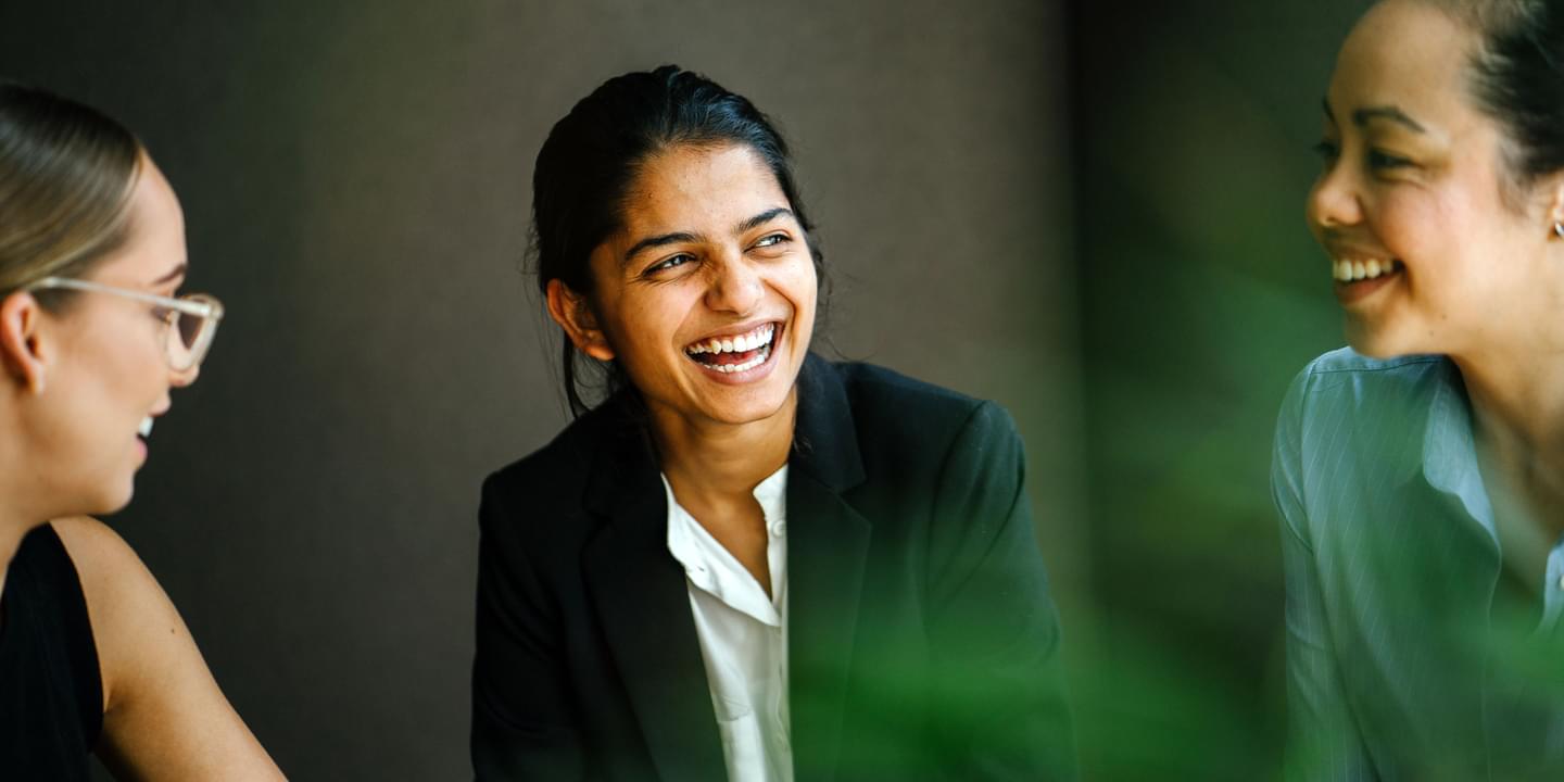 Female Colleagues having business meeting