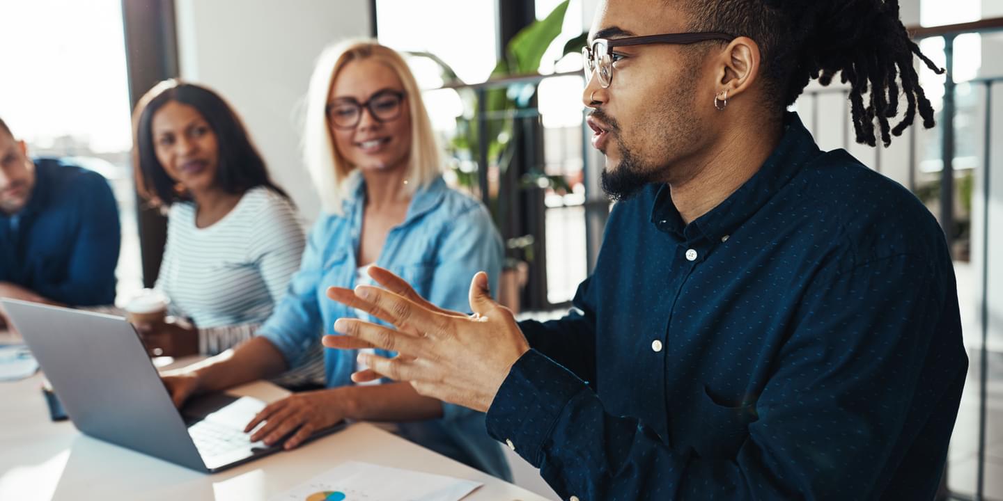 Office Collaboration Discussion Conference Room