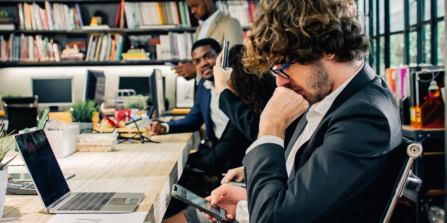 teamwork meeting emotional businessman