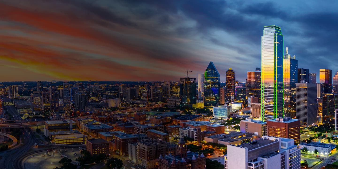 Dallas texas skyline
