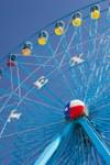 Texas Star, the largest ferris wheel in North America, rises above the horizon at Fair Park in Dallas, Texas